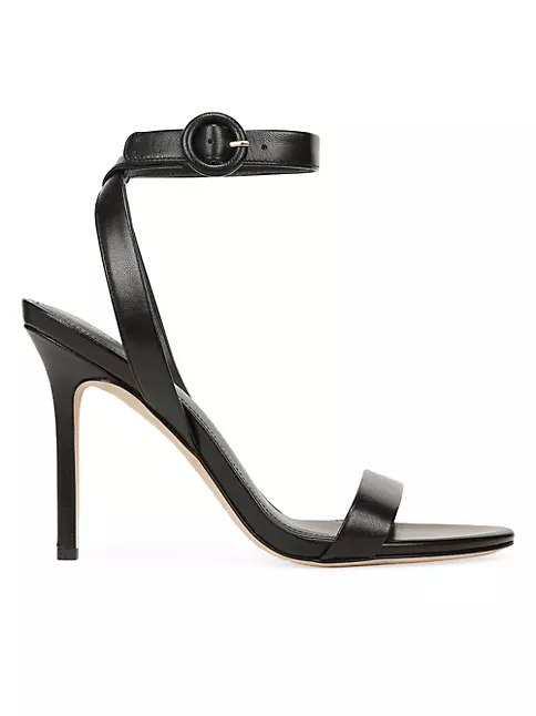 Shop Veronica Beard Darcelle 95MM Leather Sandals | Saks Fifth Avenue