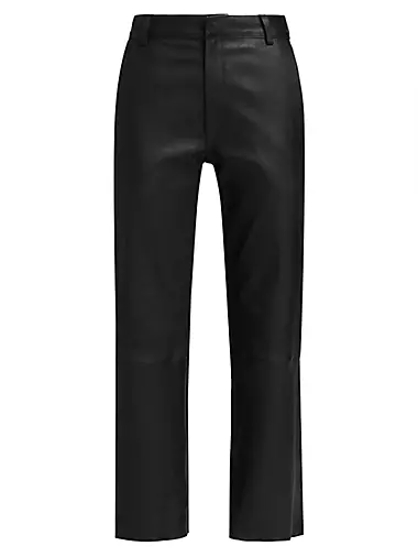 Women's Leather Designer Trousers