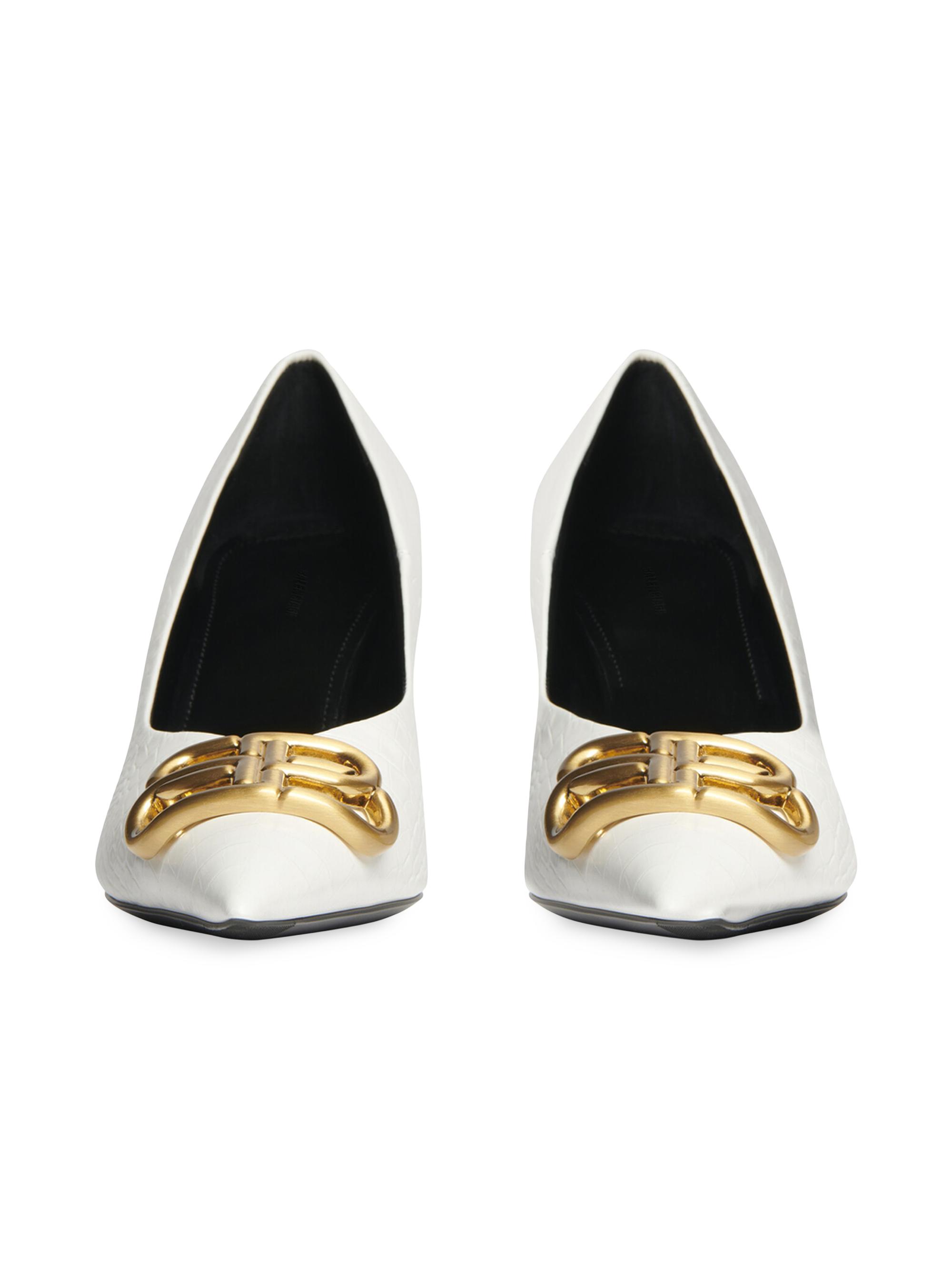 Balenciaga Square Knife BB 80mm Pumps | Saks Fifth Avenue