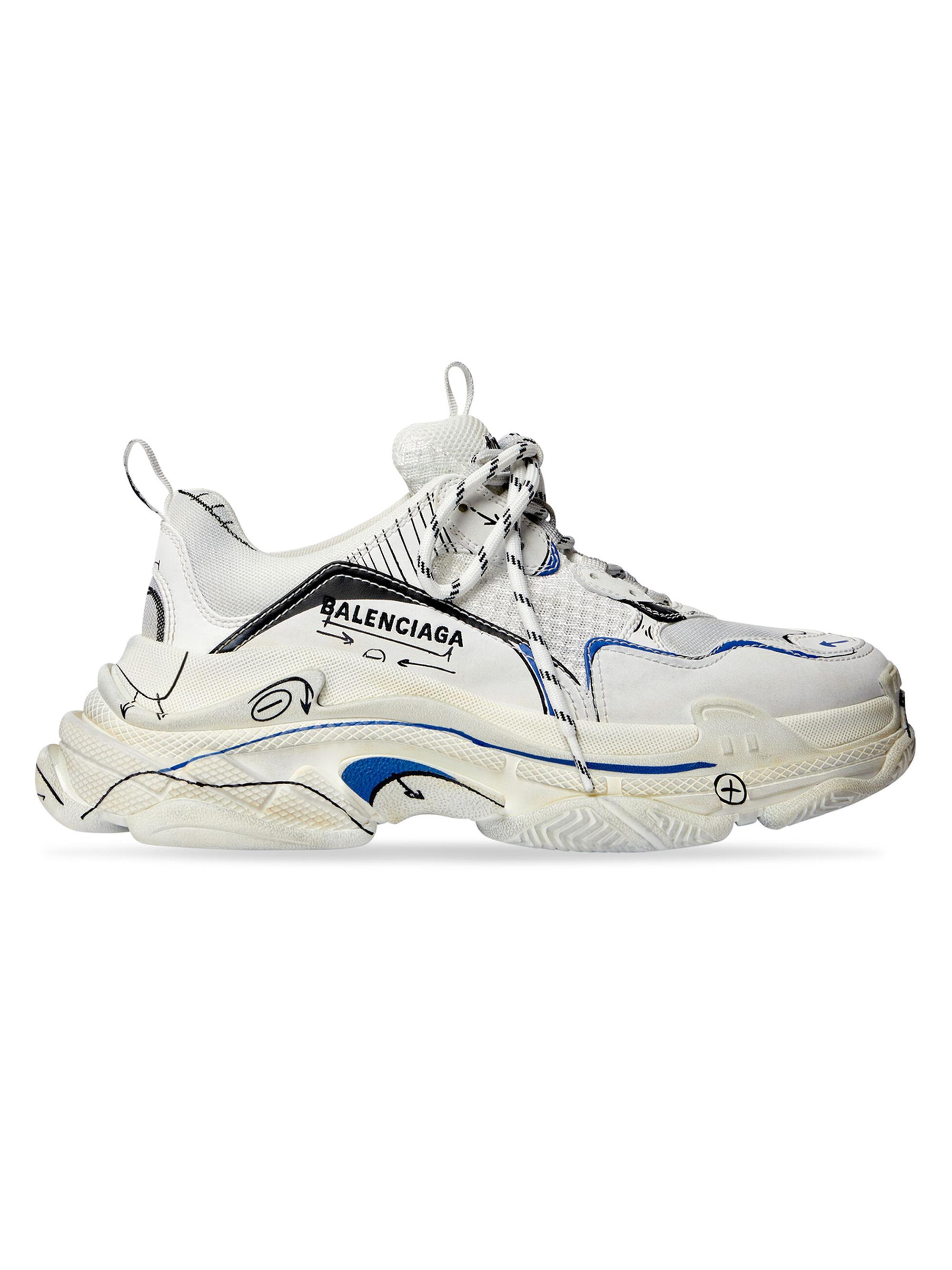 Balenciaga Triple S Faded Sneakers | Saks Fifth Avenue