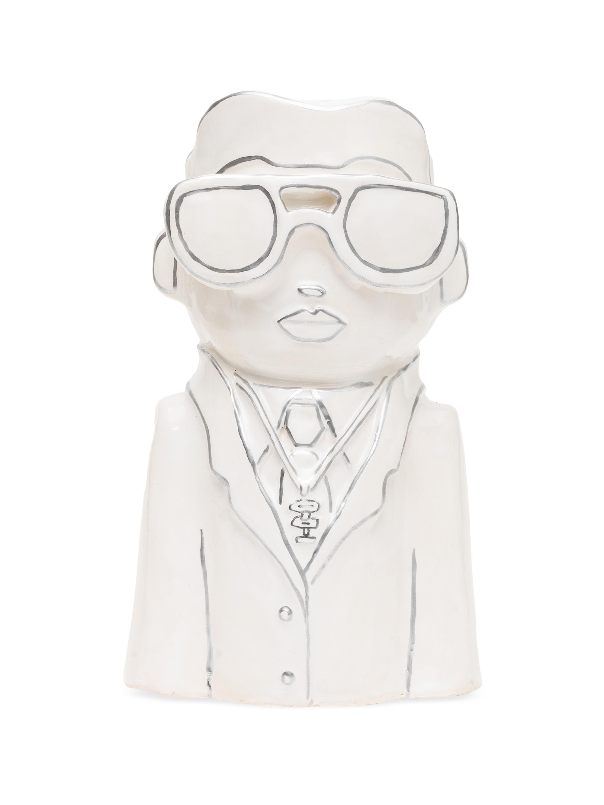 Hazy Mae Karl Hazy Vase - White