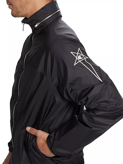 Shop Rick Owens Rick Owens x Champion Mountain Windbreaker Jacket