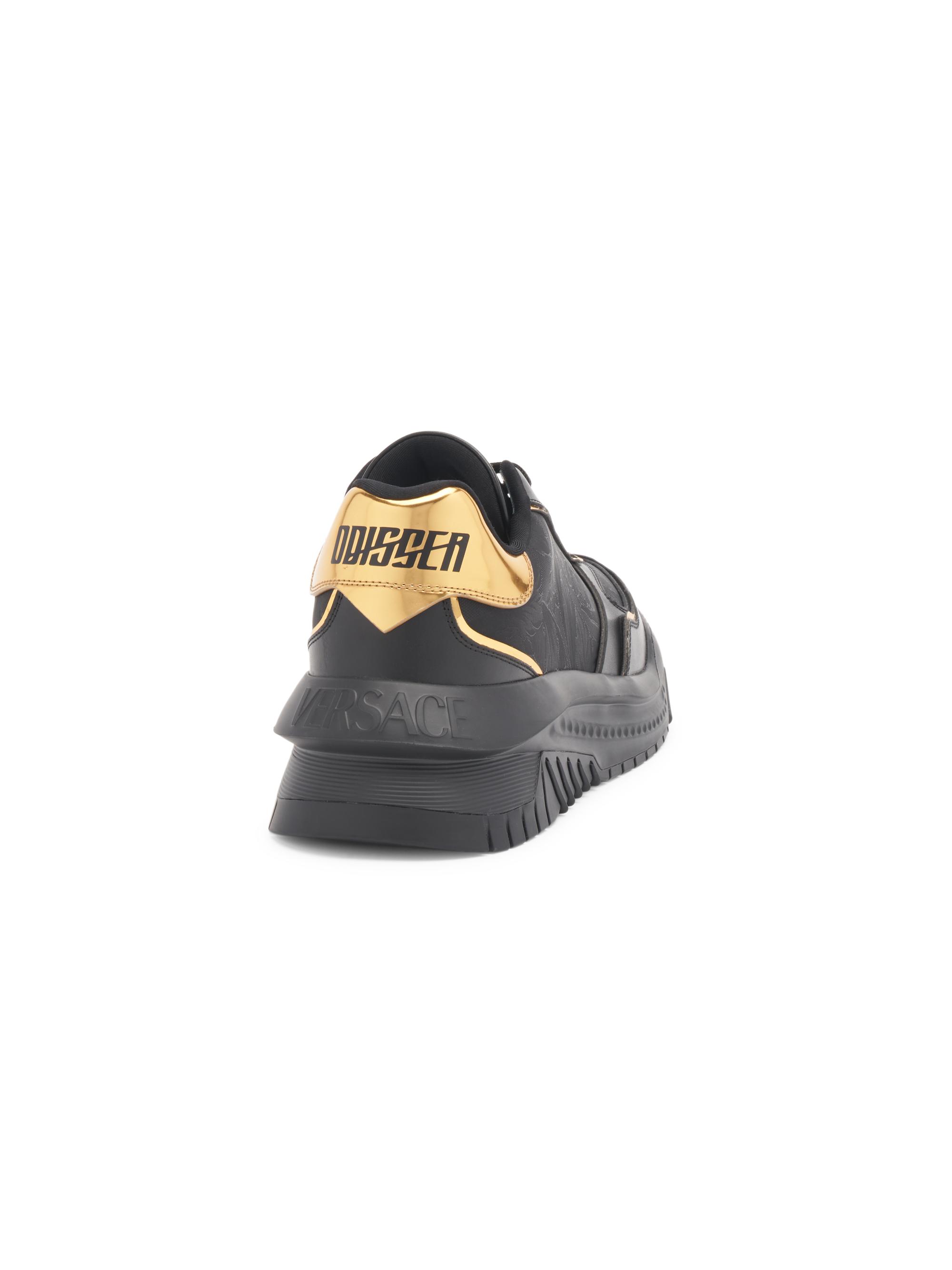 Versace Logo Metallic Trim Sneakers | Saks Fifth Avenue