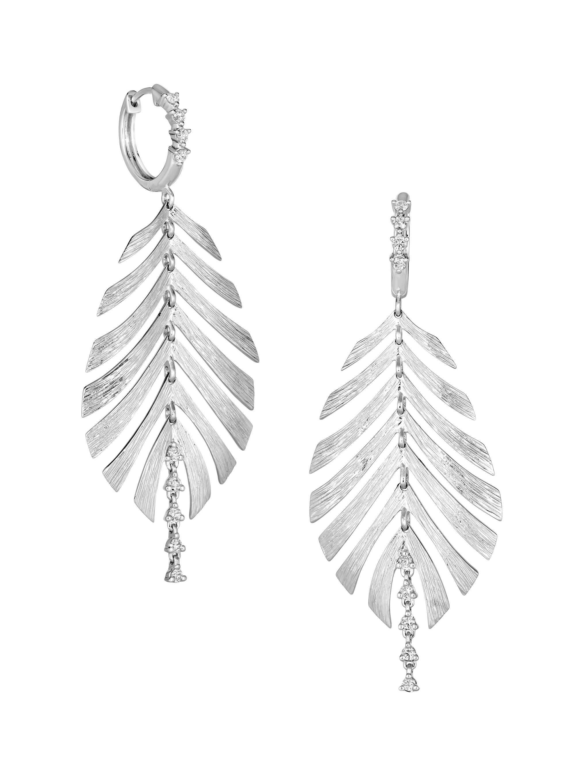 Hueb Women's Bahia 18K White Gold & 0.31 TCW Diamond Drop Earrings - White Gold