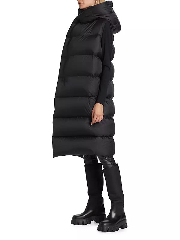 Shop Rick Owens Hooded Liner Sleeveless Coat | Saks Fifth Avenue