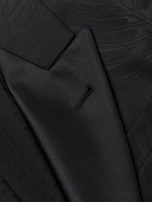Shop Emporio Armani G-Line Jacquard Wool-Blend One-Button Shop Emporio Armani G-Line Jacquard Wool-Blend One-Button