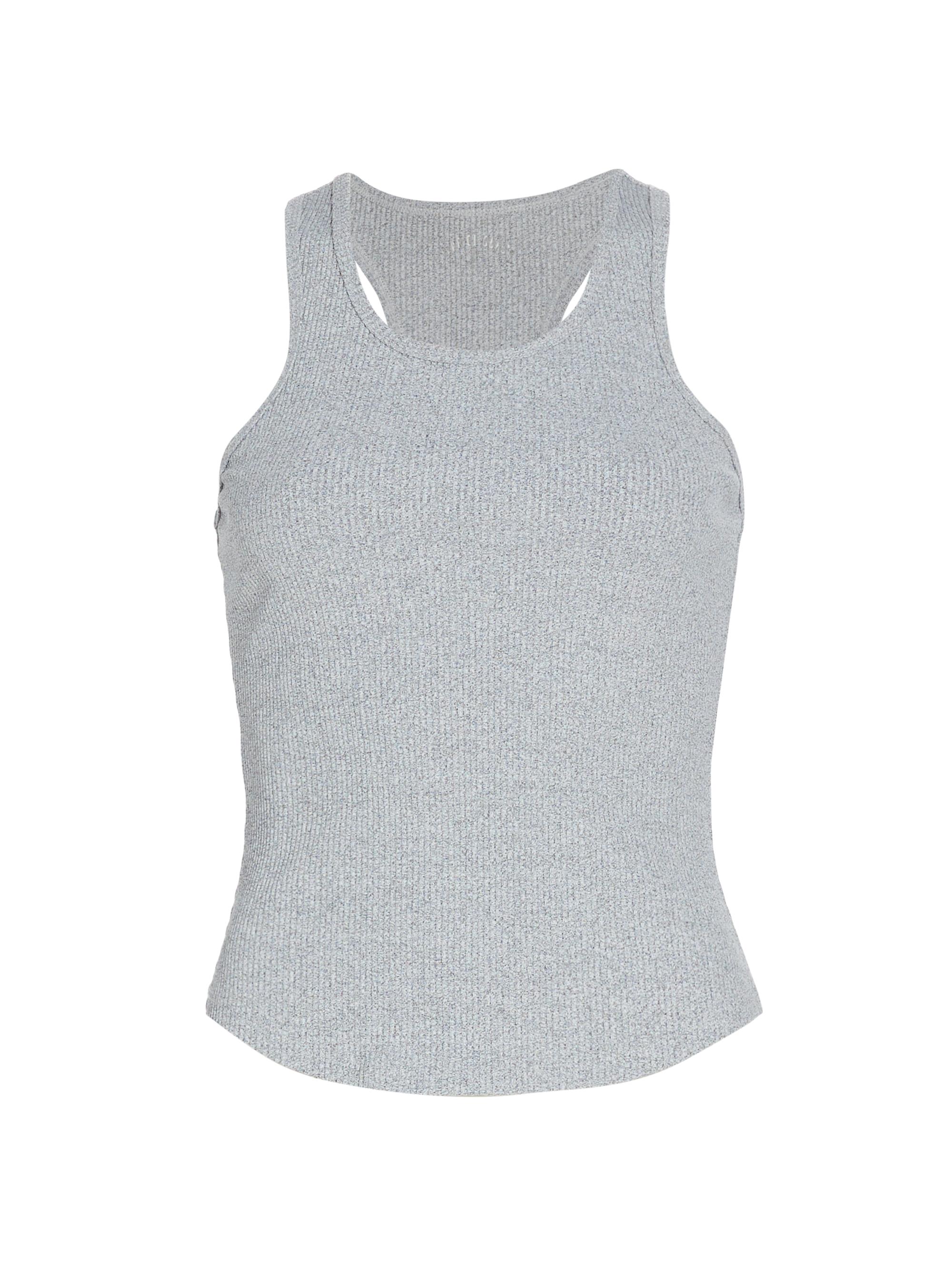 Year of Ours Women's Ribbed Sporty Tank Top - Heathered Grey