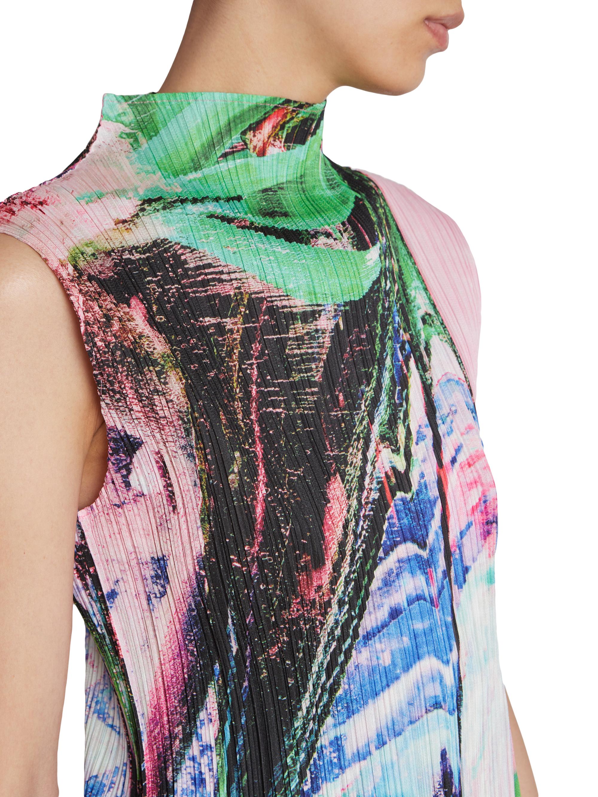 Shop Pleats Please Issey Miyake Tropical Winter Top | Saks Fifth 