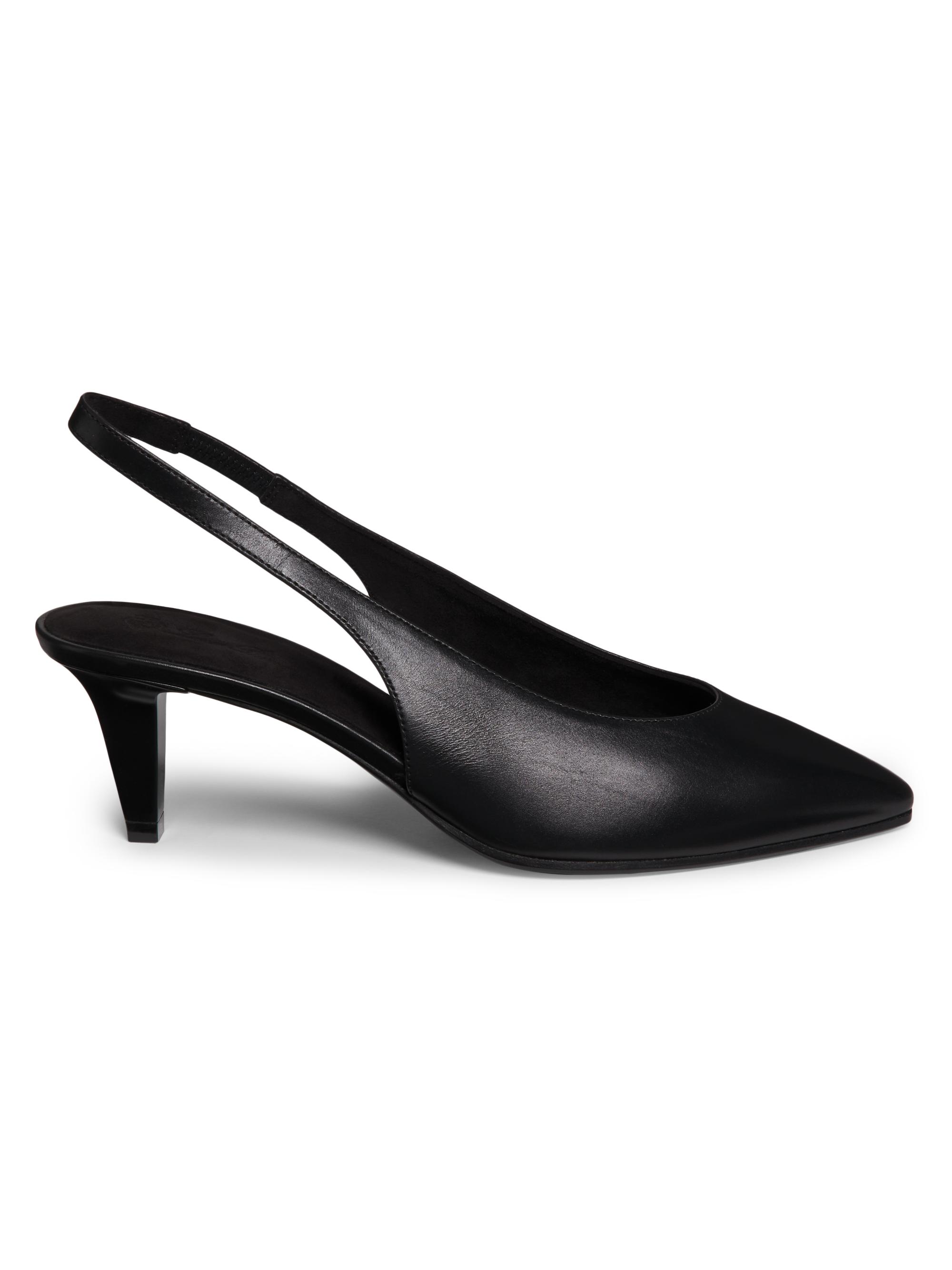 Loro Piana Rebecca Leather Slingback Pumps | Saks Fifth Avenue