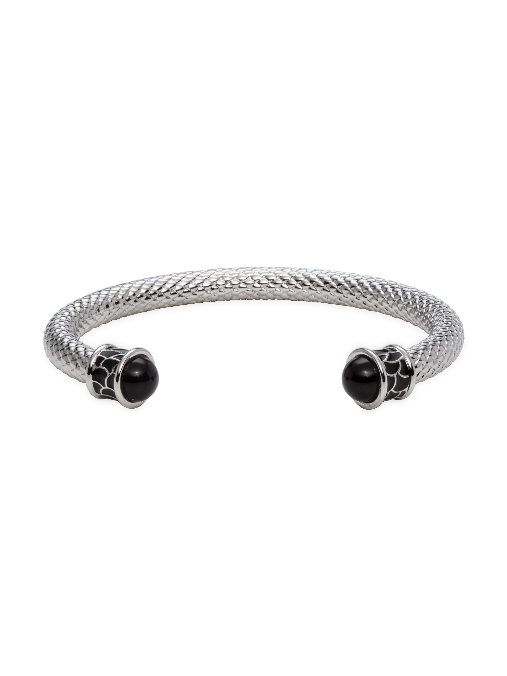 Halcyon Days Women's Salamander Torque Bangle - Black Palladium