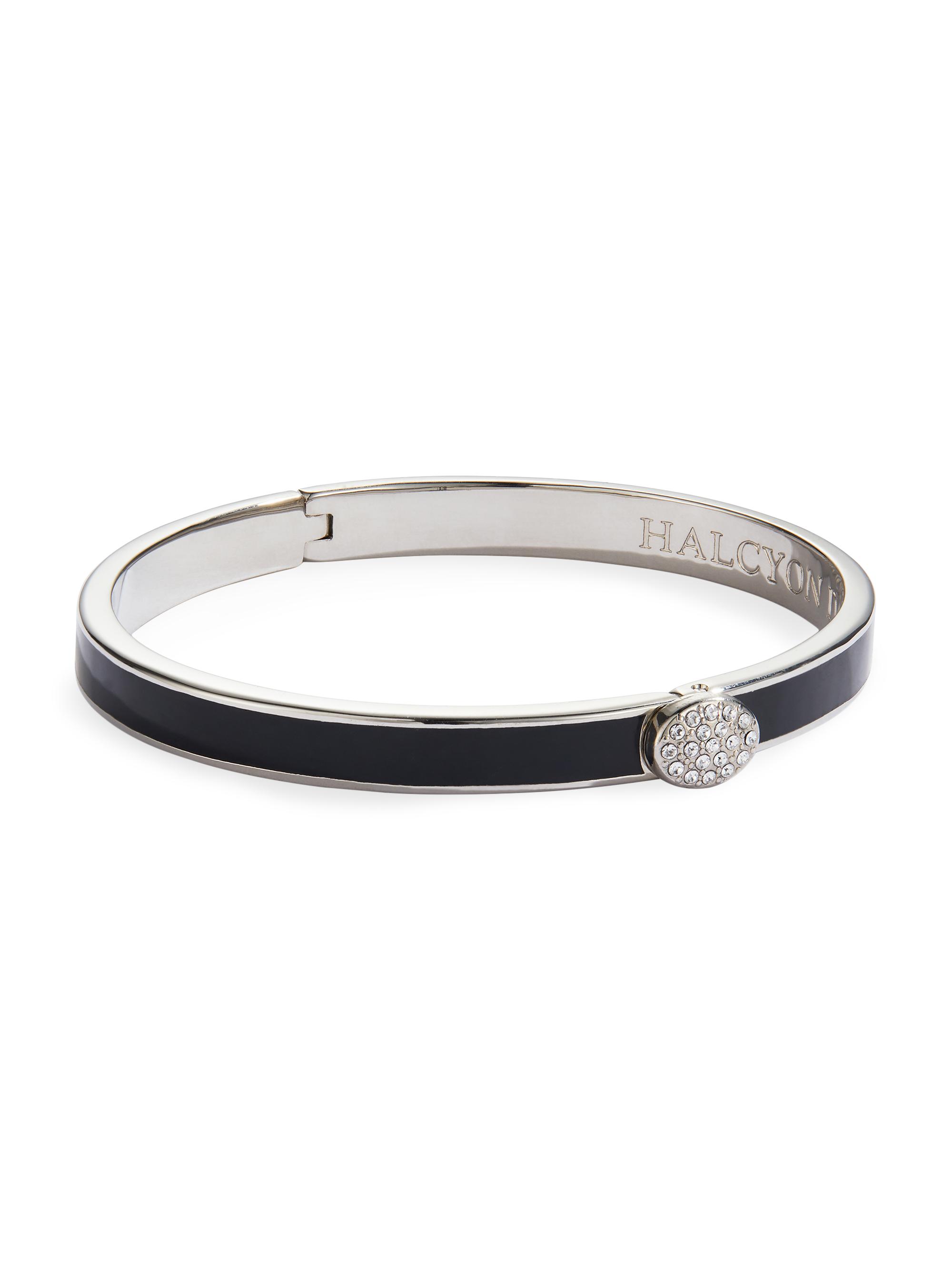 Skinny Pave Hinged Bangle