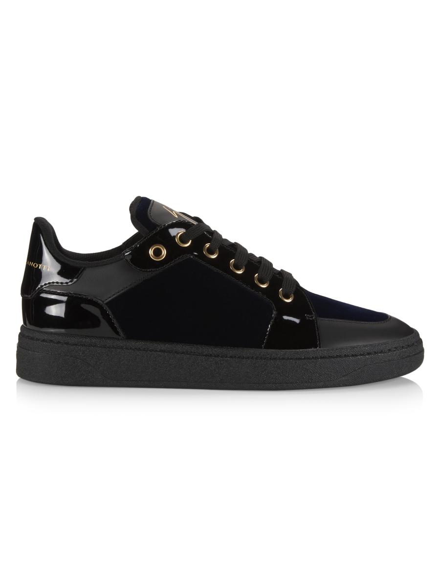 Giuseppe Zanotti GZ/94 Scarpa Uomo Velvet & Leather Sneakers