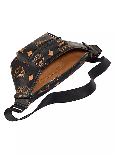MCM 'Fursten' belt bag with logo pattern, Men's Bags
