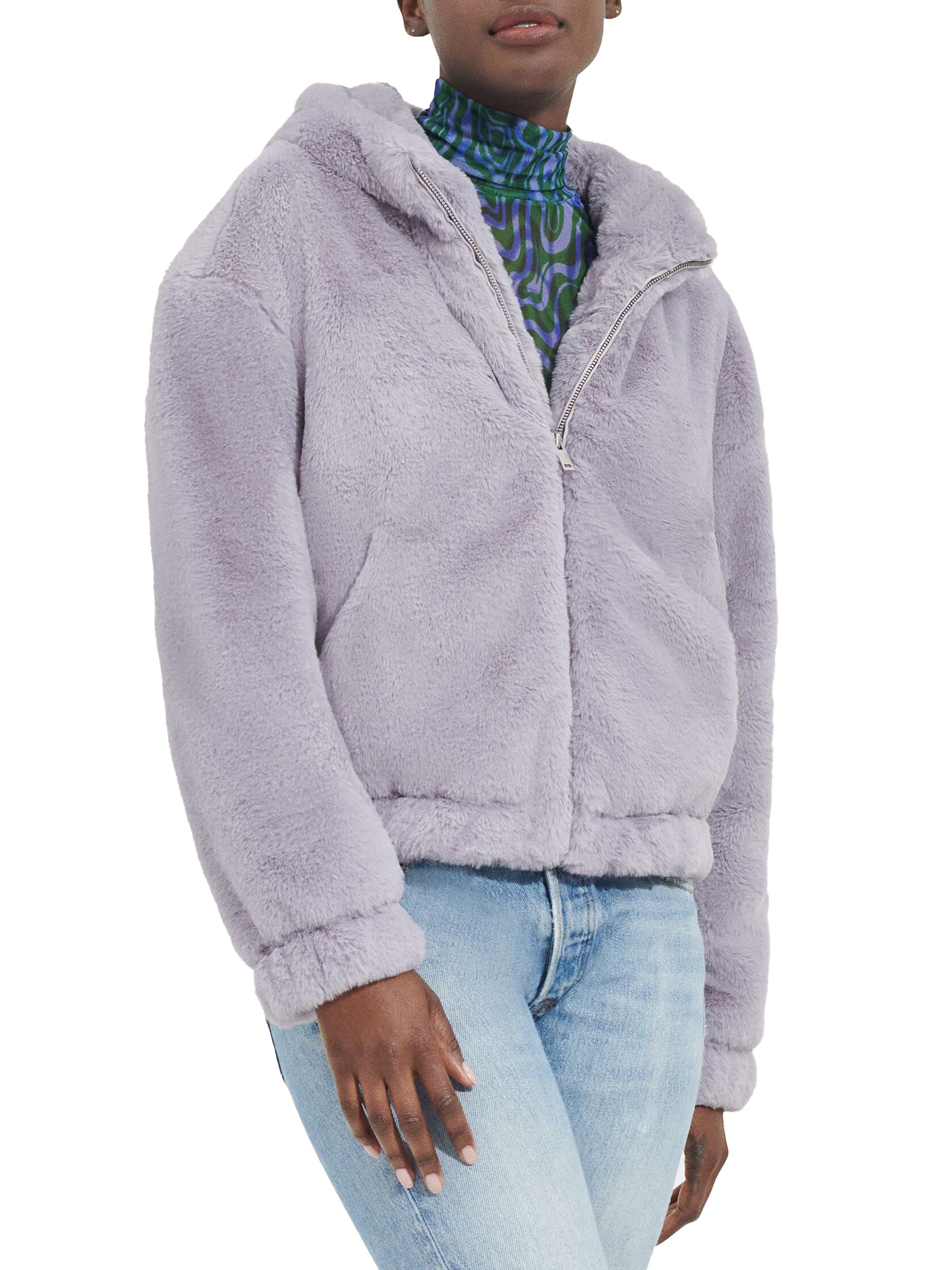 UGG Mandy Faux Fur Zip-Front Hoodie | Saks Fifth Avenue