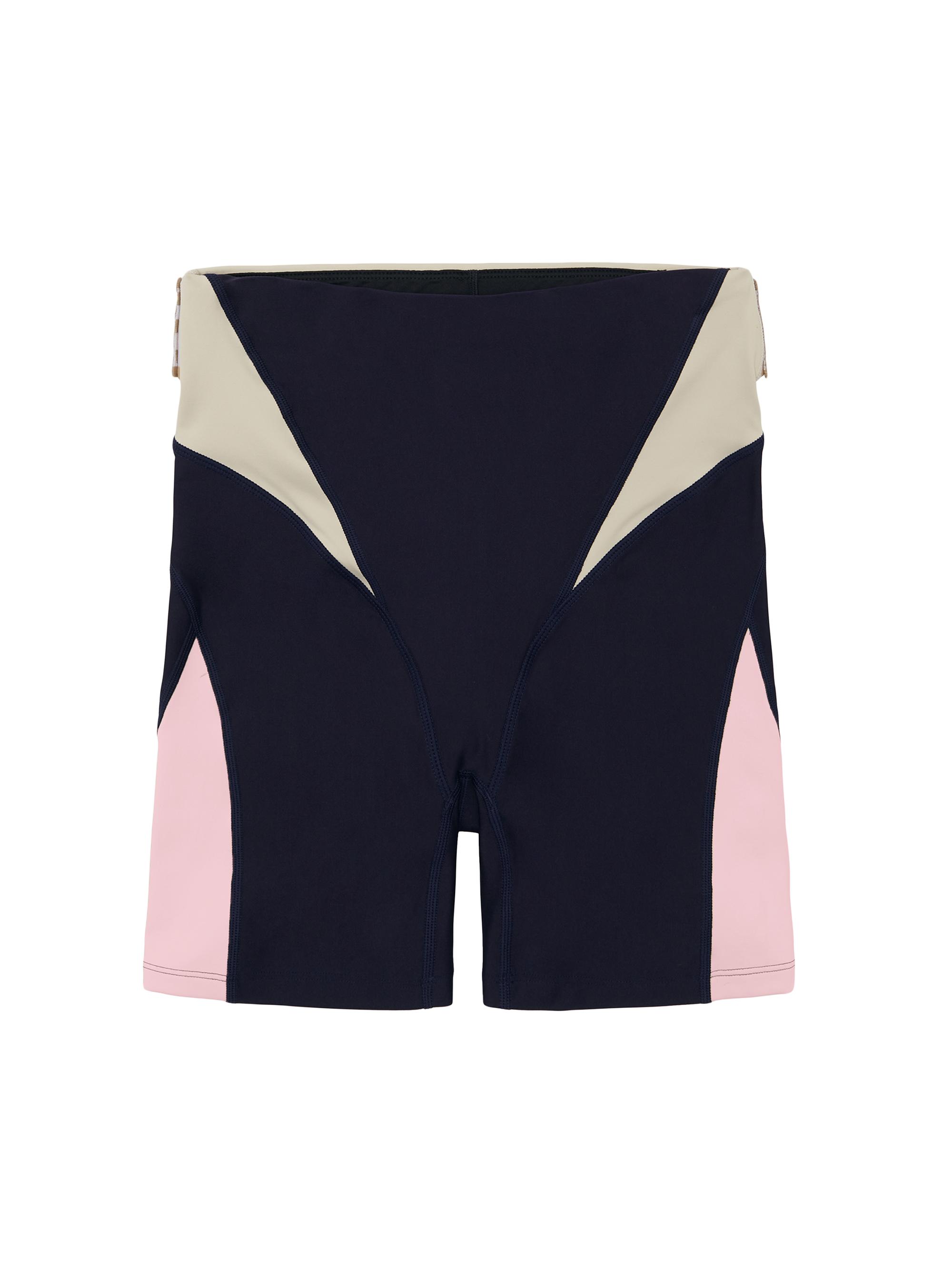 P.E Nation Women's Vermont High-Rise Bike Shorts - Peacoat