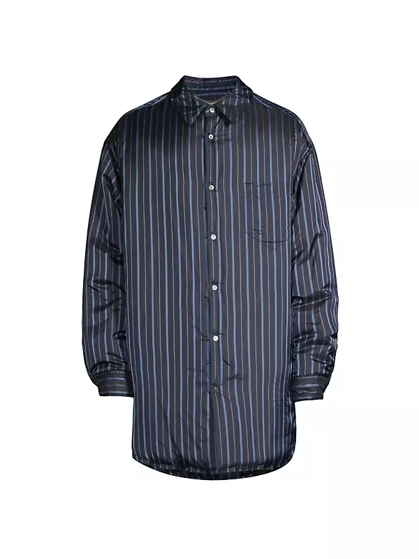 Shop Maison Margiela Striped Padded Shirt | Saks Fifth Avenue