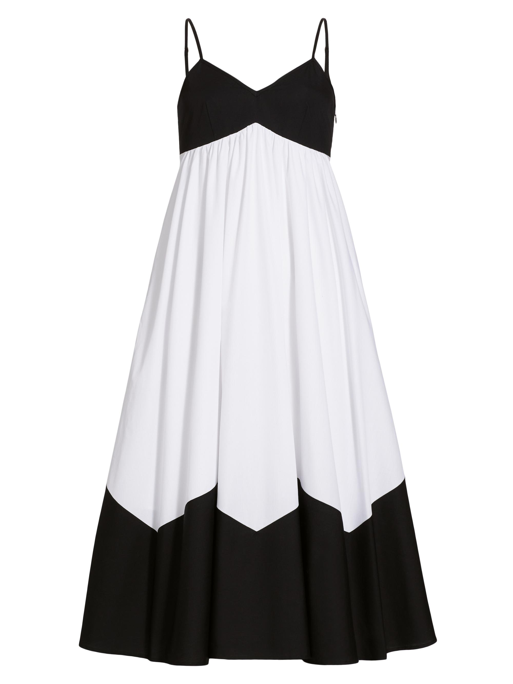 Elie Tahari Grace Cotton Colorblocked Maxi Dress | Saks Fifth Avenue