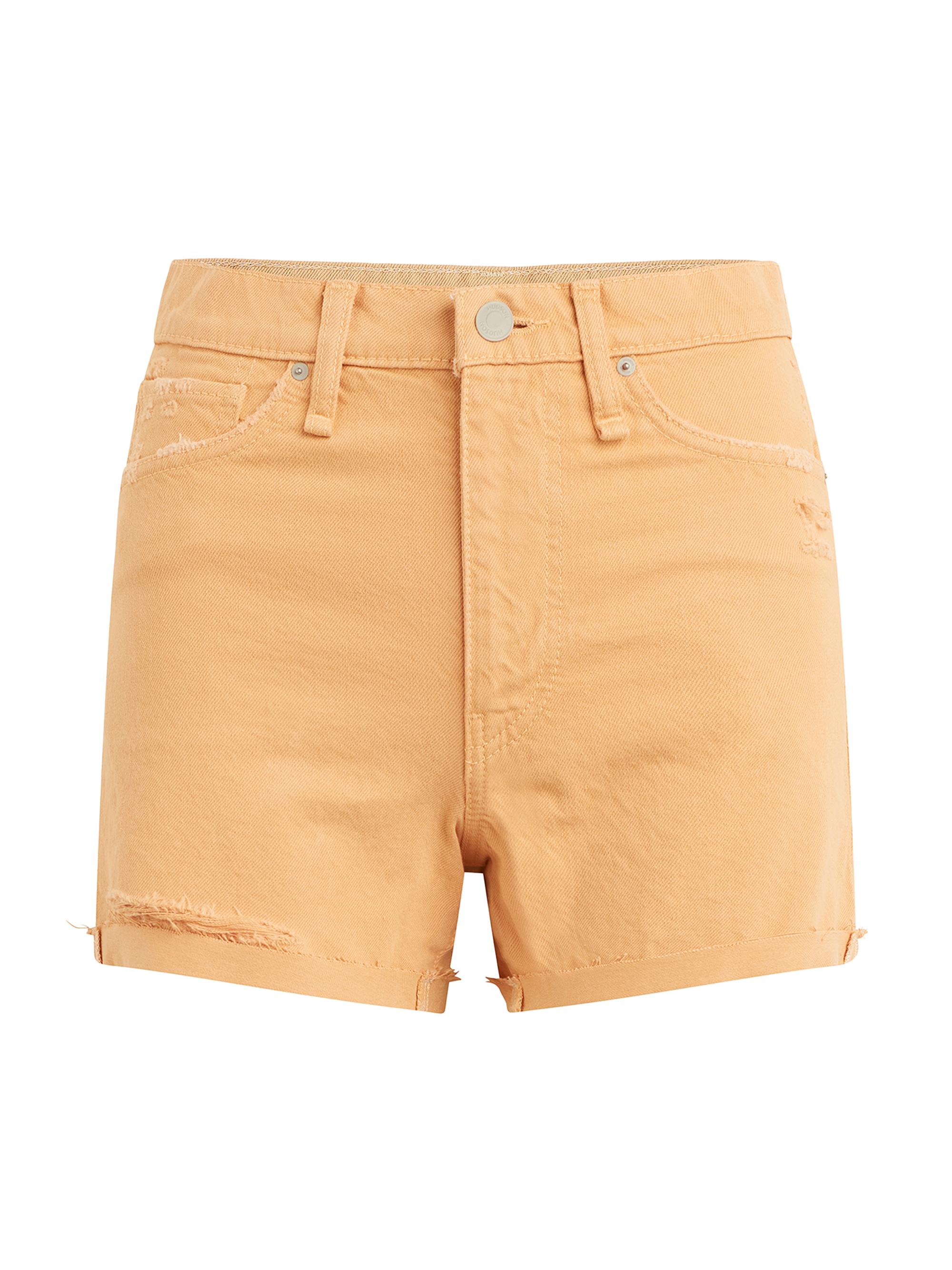Hudson Jeans Women's Devon High-Rise Boyfriend Shorts - Clay Destructed