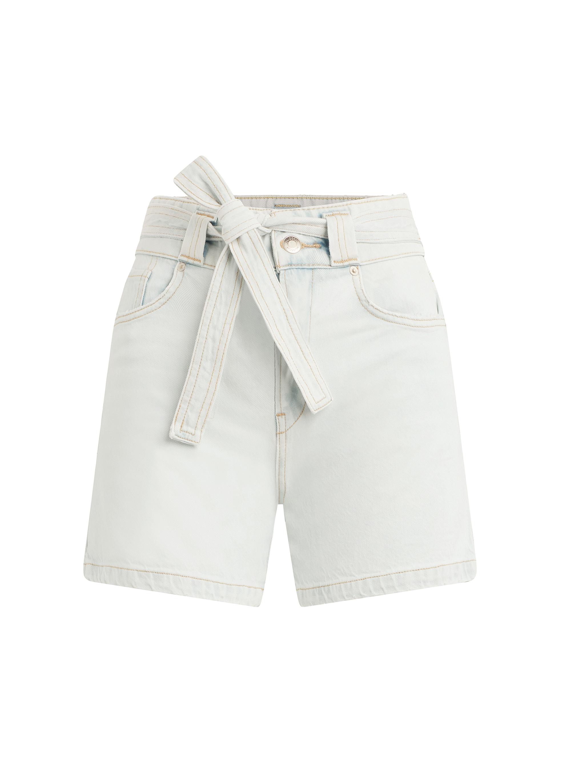 Hudson Jeans Women's Tie-Waist Denim Utility Shorts - Worthy