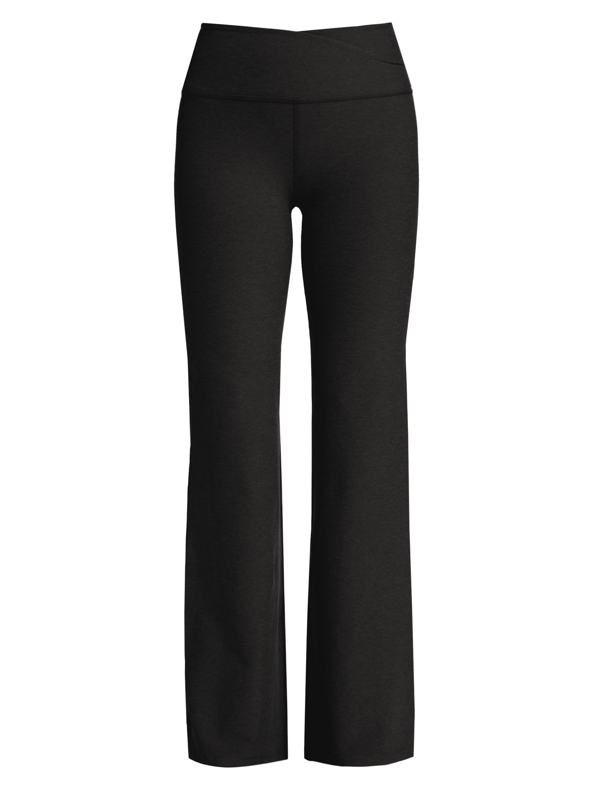 Beyond Yoga Women's At Your Leisure Spacedye Boot-Cut Yoga Pants - Darkest Night