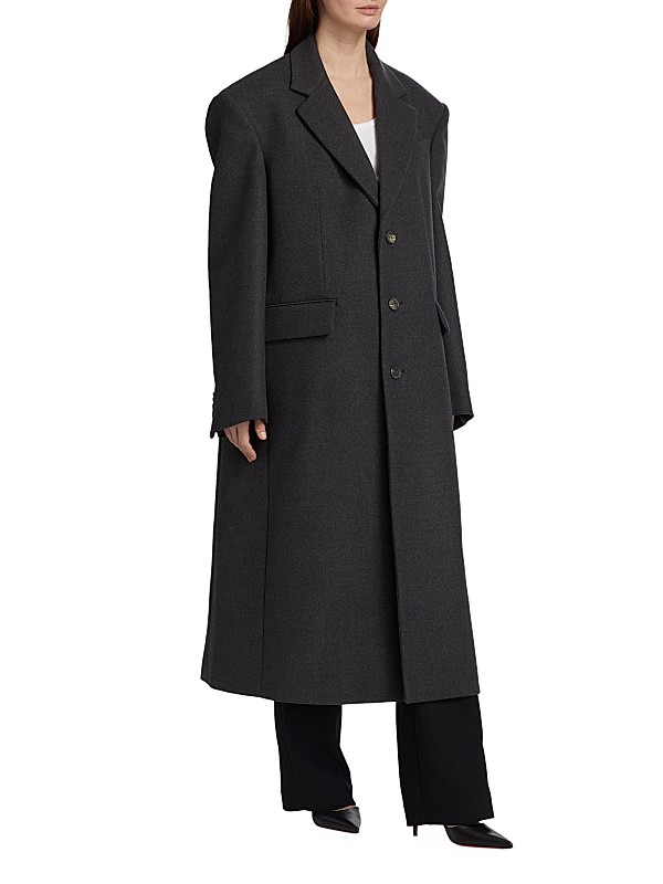 Shop WARDROBE.NYC Single Breasted Wool Coat | Saks Fifth Avenue Shop WARDROBE.NYC Single Breasted Wool Coat | Saks Fifth Avenue