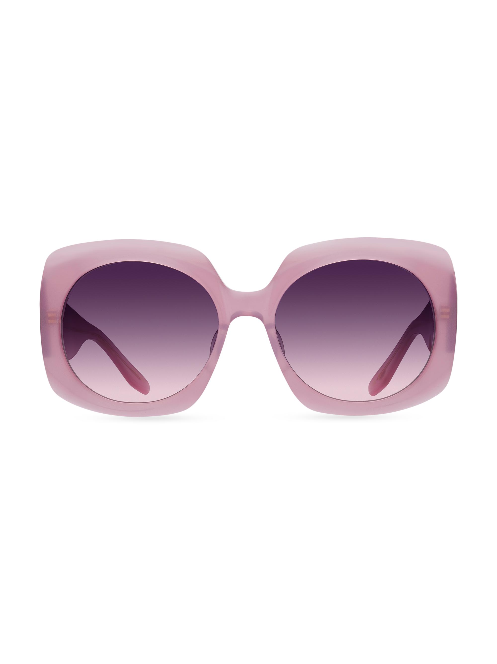 Barton Perreira Women's  x Sarah Hoover Delia 57MM Hexagonal Sunglasses - Magnolia | Thumbnail 5