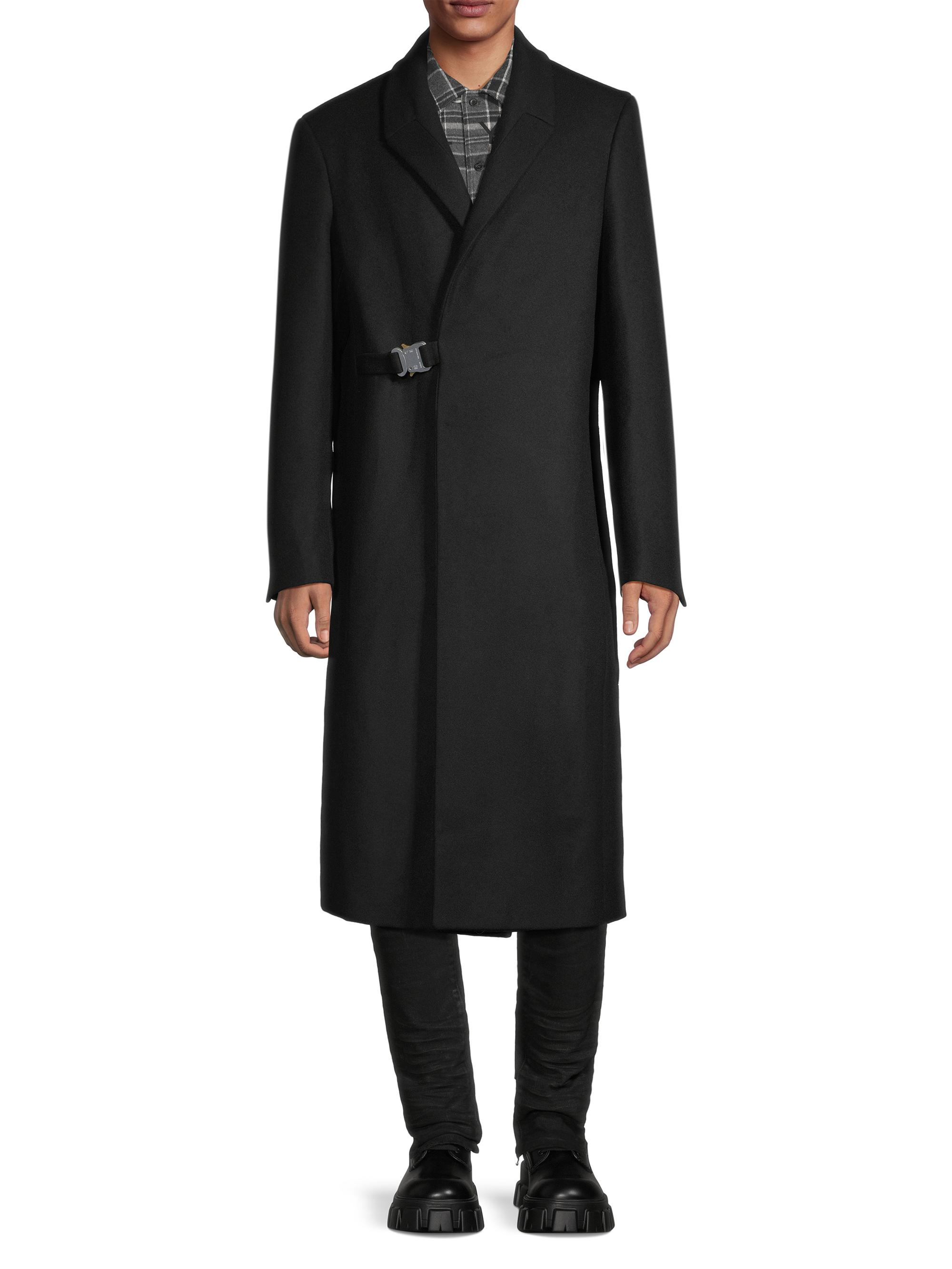 1017 ALYX 9SM Wool Single-Breasted Buckle Coat | Saks Fifth Avenue