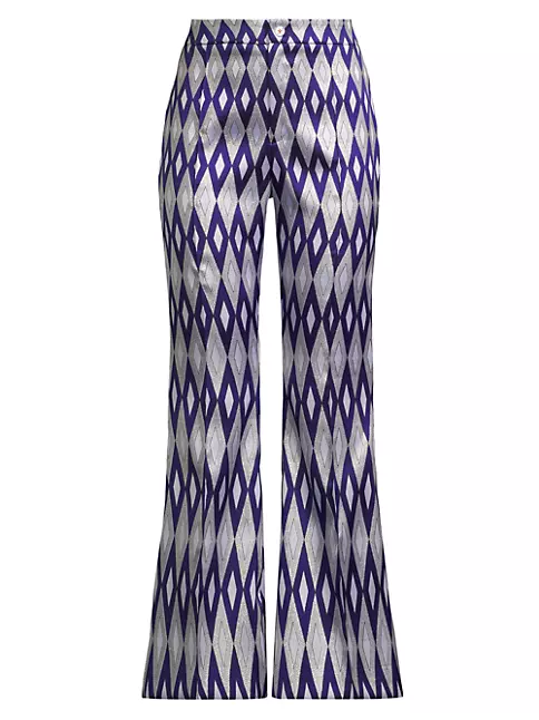 Geometric Jacquard Trousers /22FW トゥデイフル - カジュアルパンツ
