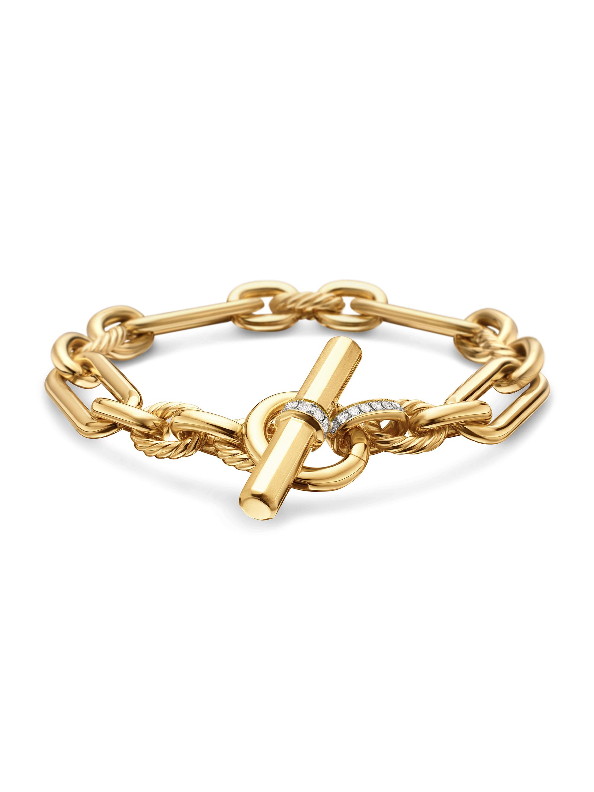 David Yurman Women's Lexington Chain Bracelet in 18K Yellow Gold - Gold