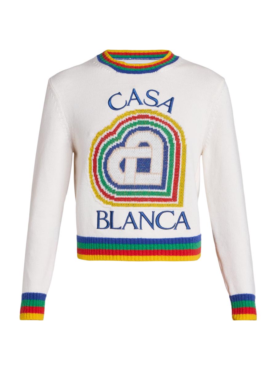 Casablanca ロゴ入りニット 楽天市場】カサブランカ（ニット・セーター｜トップス）：メンズ