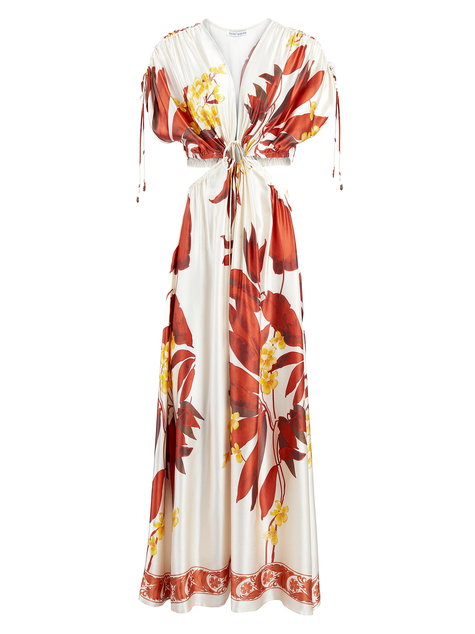 Secret Mission Women's Lovina Donna Dress - Brown Tropical