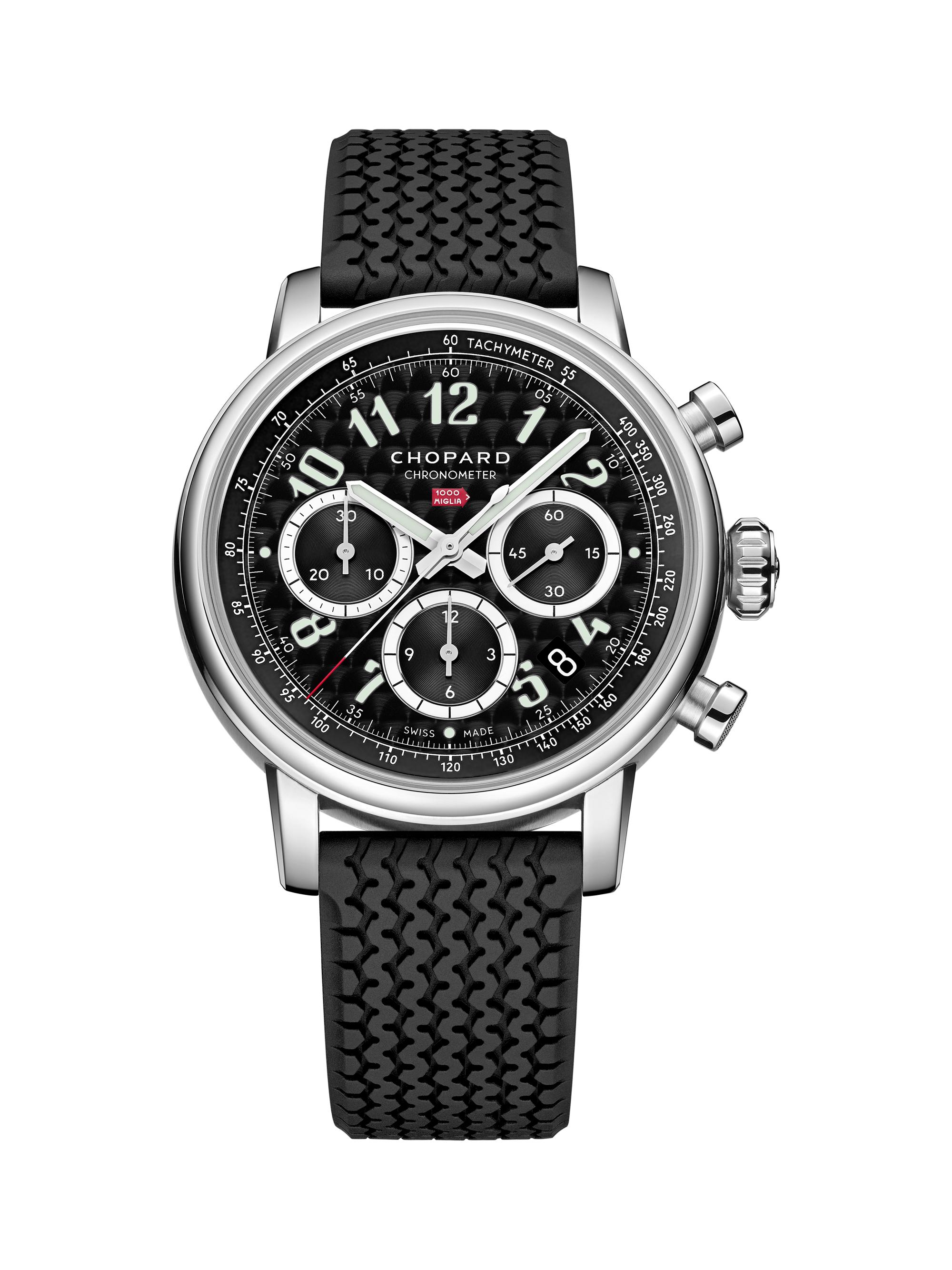Chopard Men's Classic Racing Stainless Steel & Rubber Watch - Black