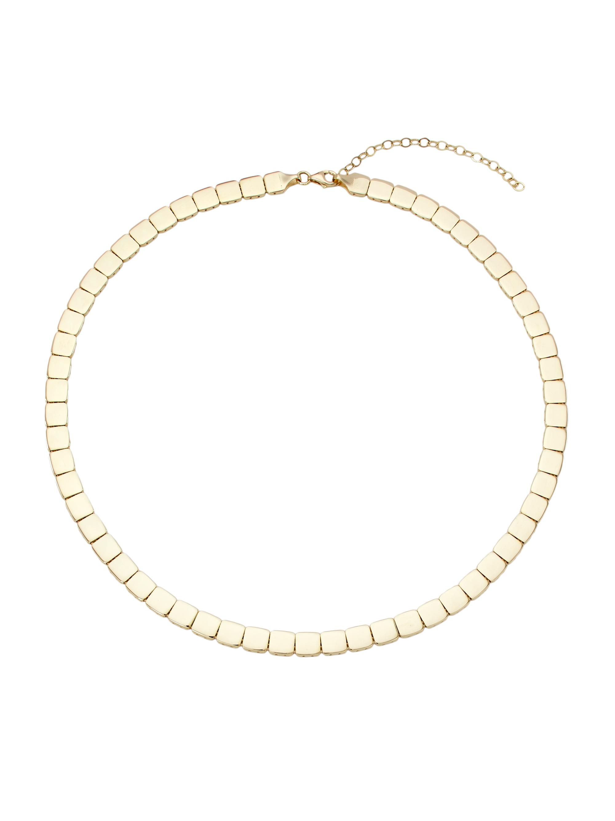 Saks Fifth Avenue Collection Women's 14K Yellow Gold Square-Link Necklace - Gold
