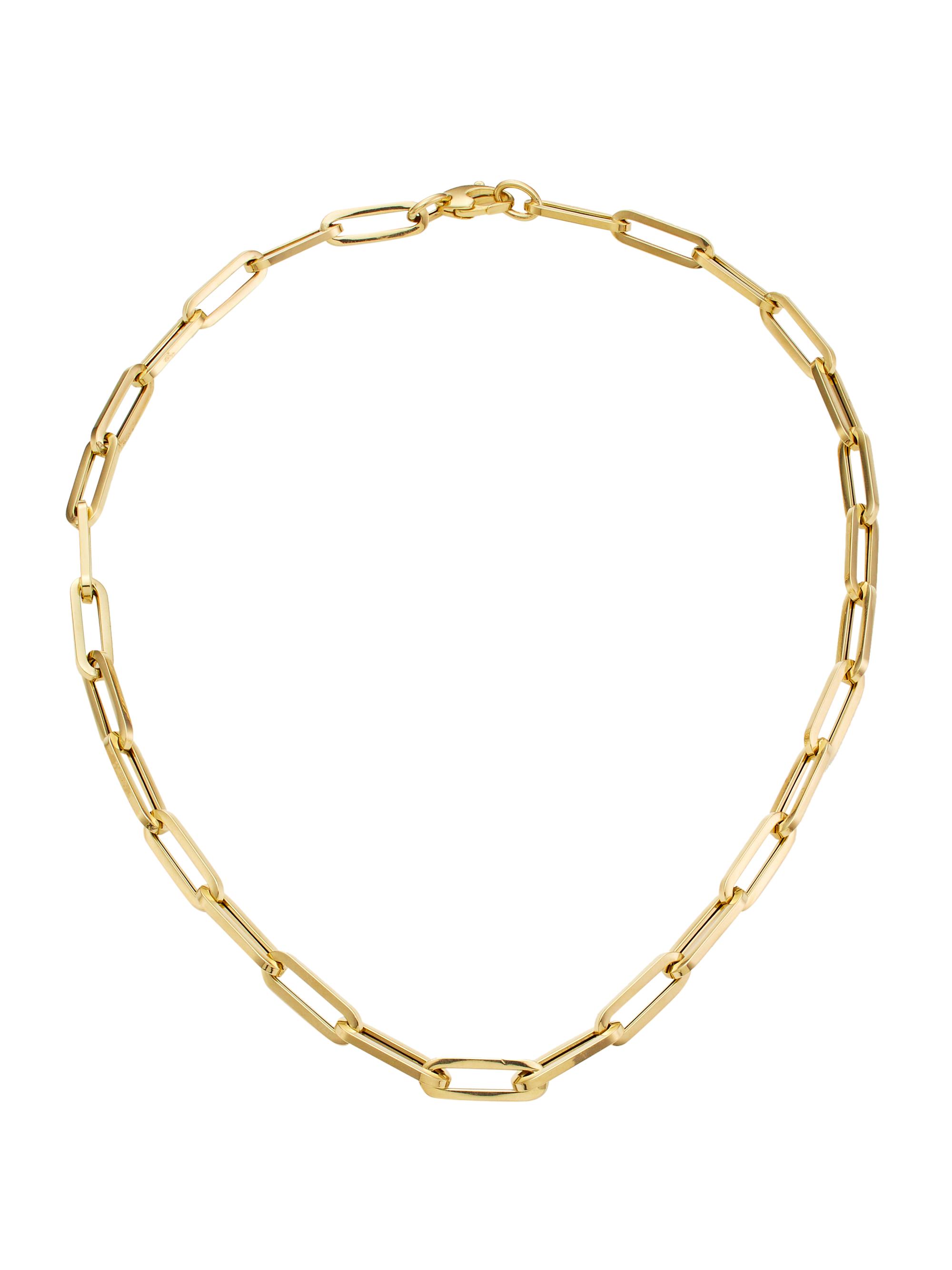 Saks Fifth Avenue Collection Women's 14K Yellow Gold Paper Clip Chain Necklace/6.1MM - Yellow Gold