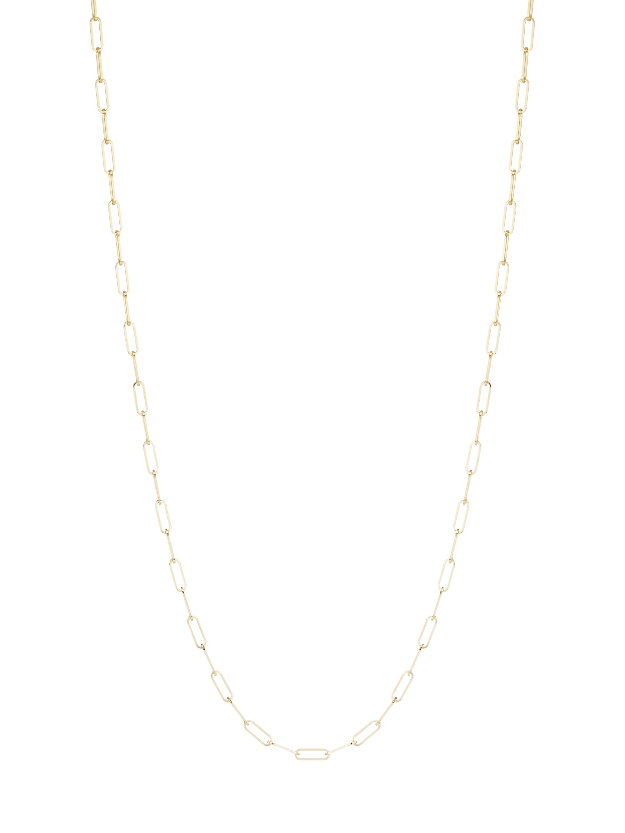 Saks Fifth Avenue Collection Women's 14K Yellow Gold Paper Clip Chain Necklace/2.1MM - Yellow Gold