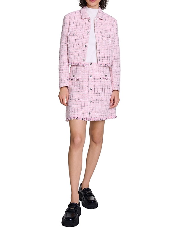 Shop Maje Tweed Jacket | Saks Fifth Avenue Shop Maje Tweed Jacket | Saks Fifth Avenue