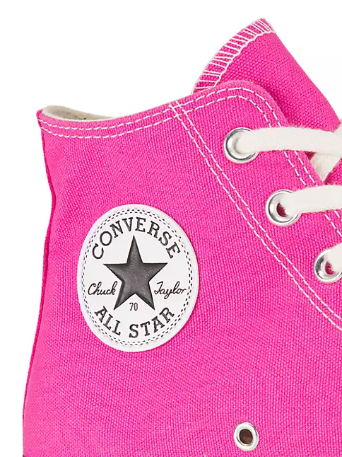 Converse, Shoes, Hot Pink High Top Converse