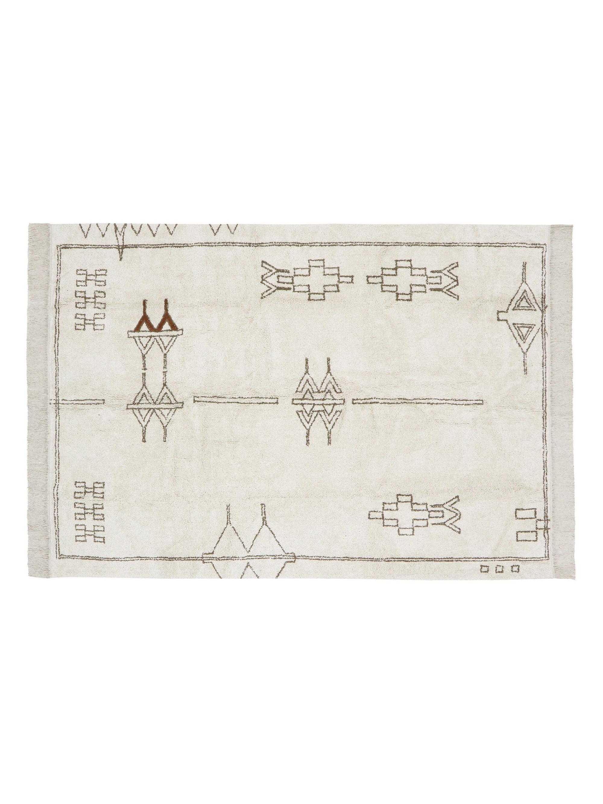 Lorena Canals Nomad Kerman Woolable Rug - Natural