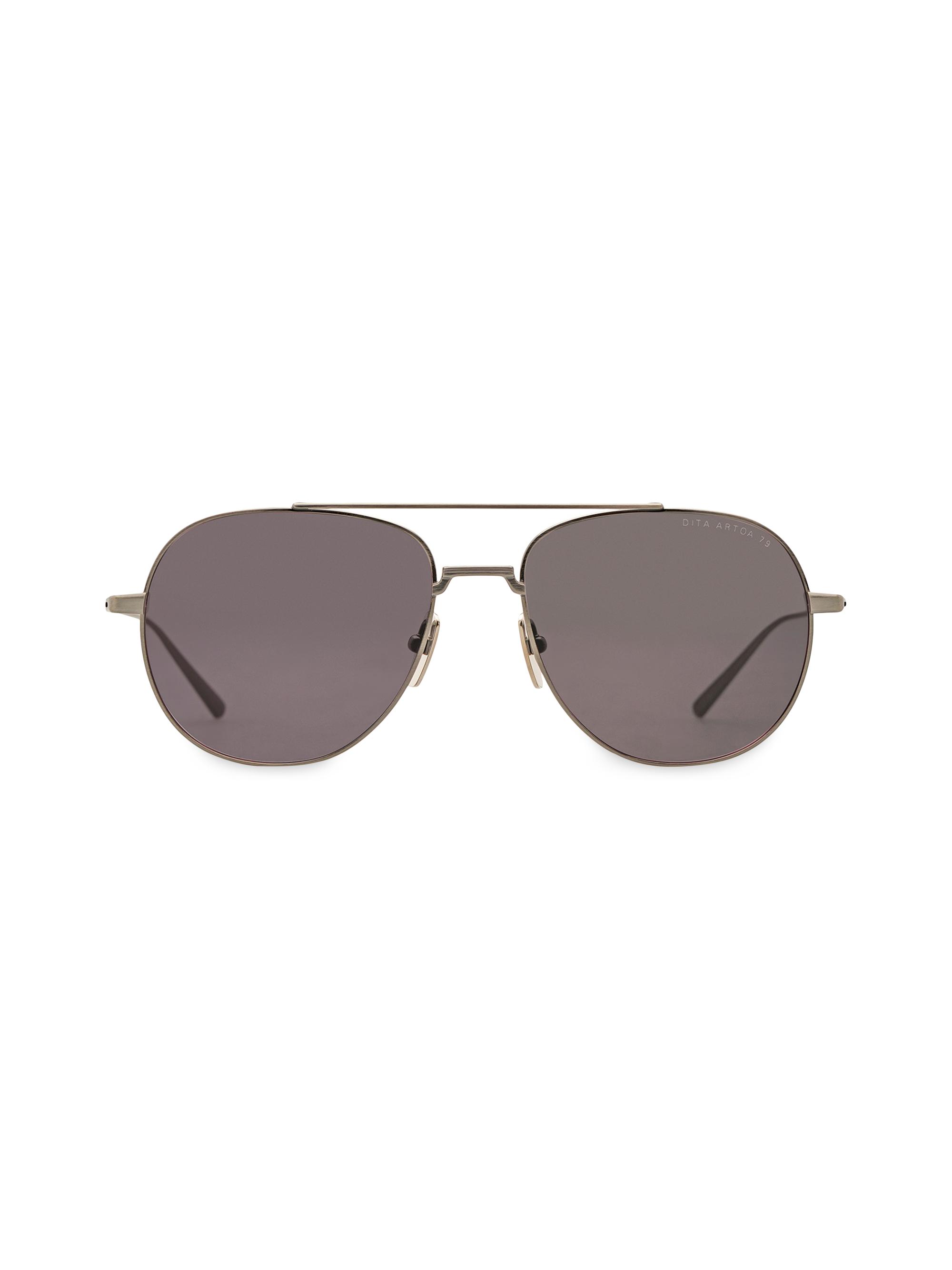 Dita Eyewear Men's Artoa 79 56MM Aviator Sunglasses - Antique Silver