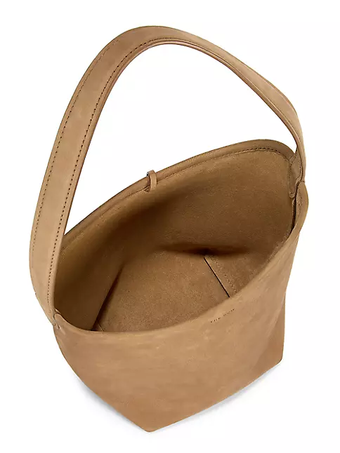 The Row Women's Small N/S Park Suede Tote - Tundra