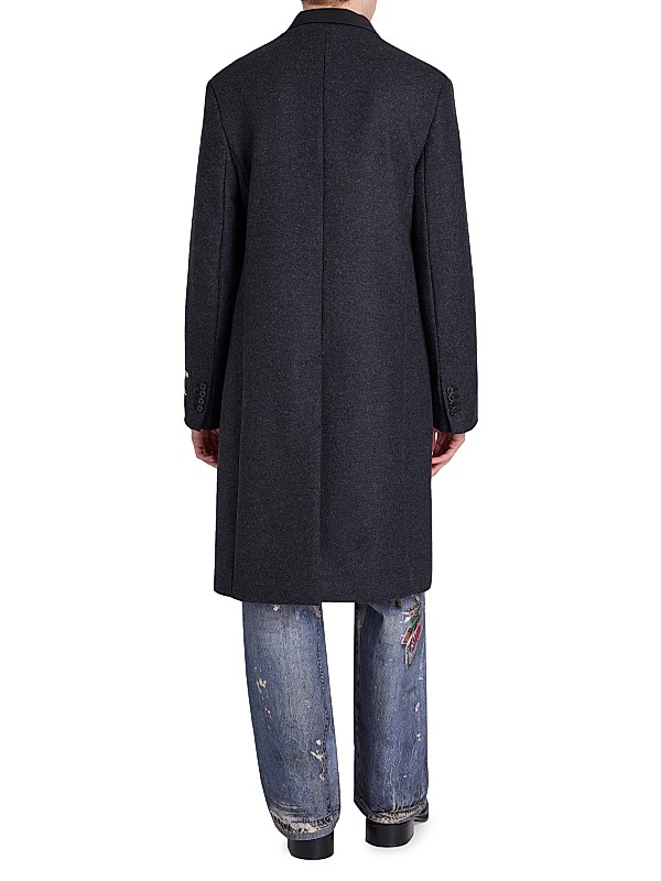 Shop Acne Studios Orkar Wool-Blend Coat | Saks Fifth Avenue Shop Acne Studios Orkar Wool-Blend Coat | Saks Fifth Avenue