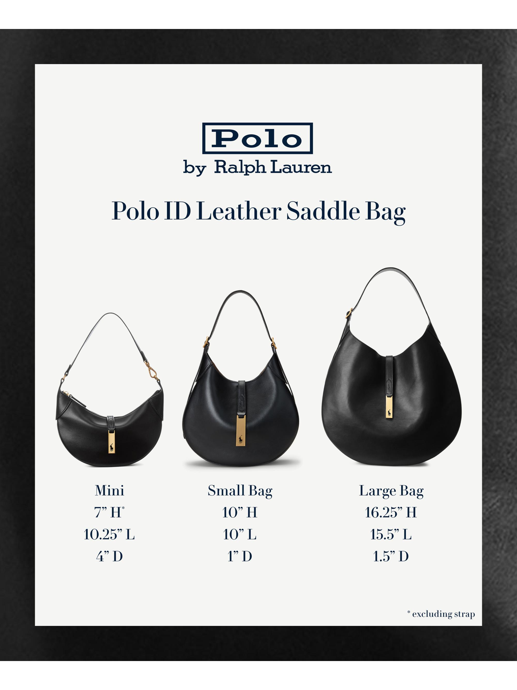 Polo Ralph Lauren Large Polo ID Leather Shoulder Bag | Saks Fifth
