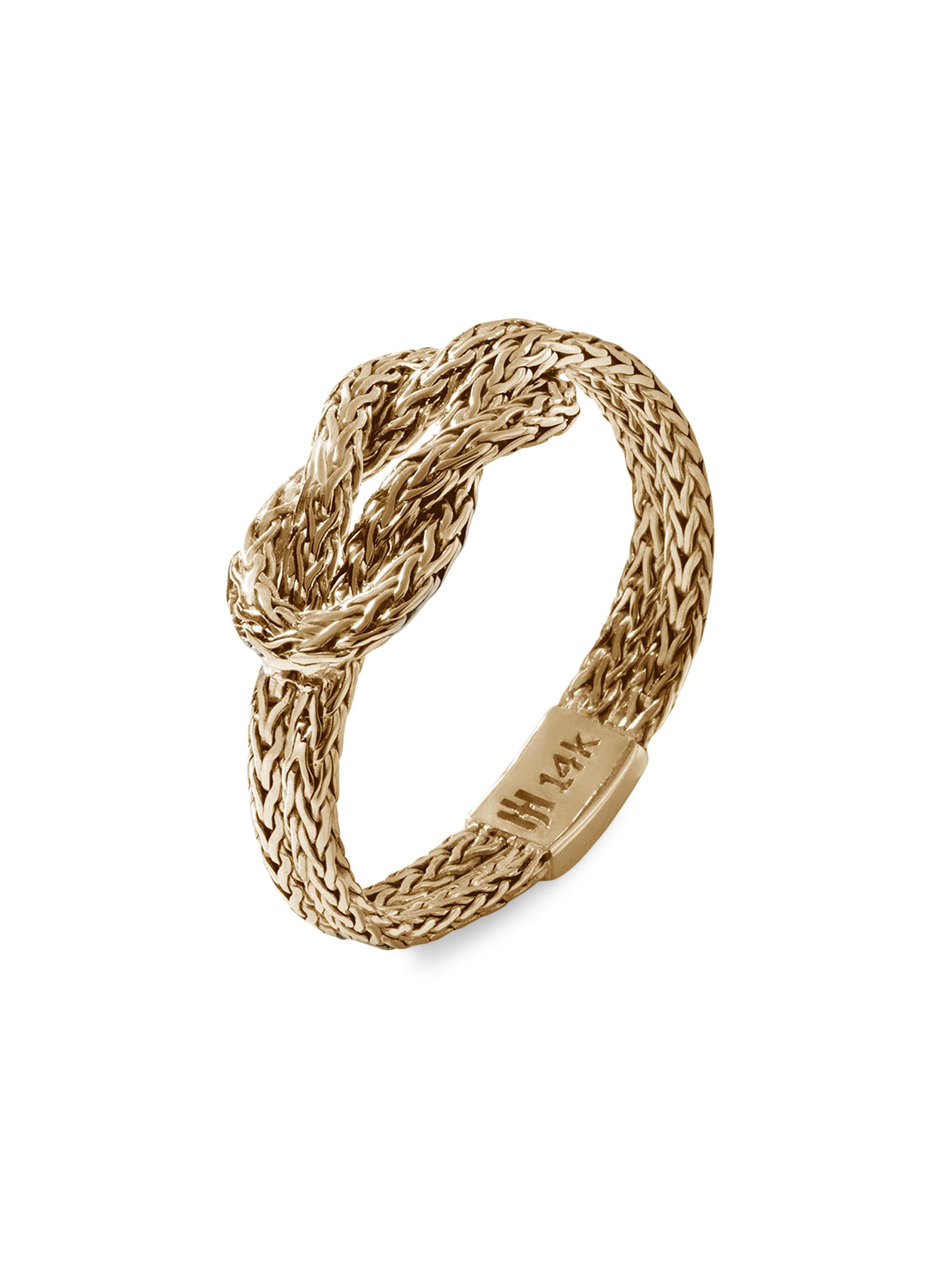 John Hardy Women's Love Knot 14K Yellow Gold Ring - Gold