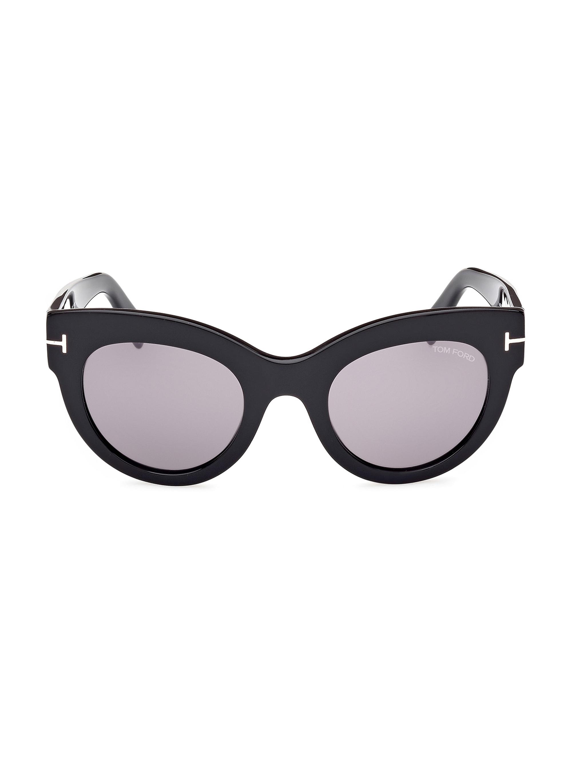 TOM FORD Women's Lucilla 51MM Cat-Eye Sunglasses - Black Silver