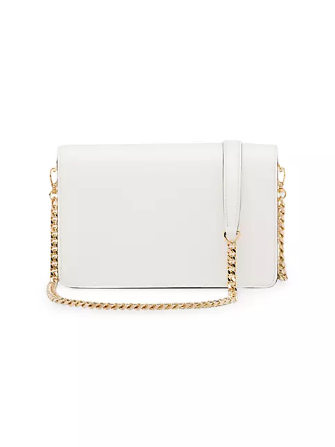 Prada Emblème Saffiano Shoulder Bag in White