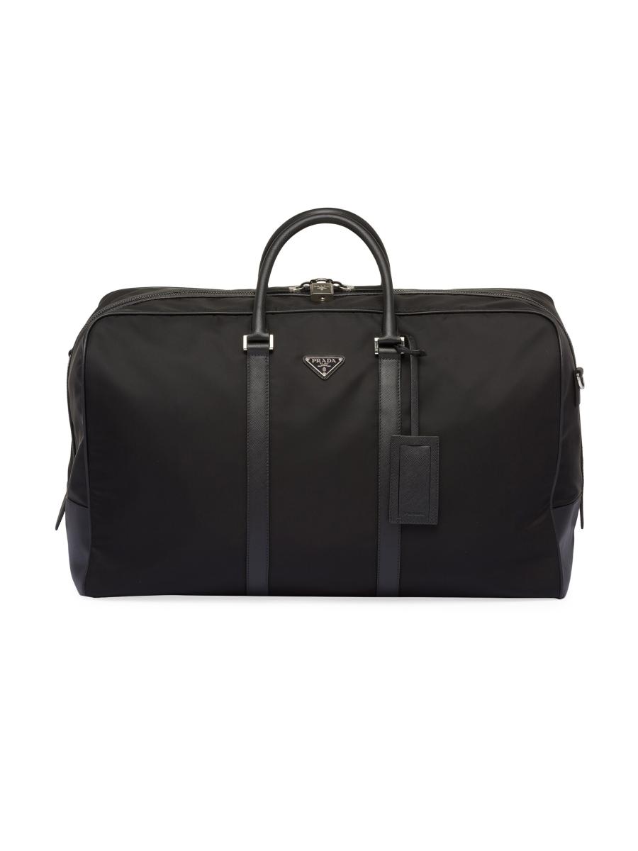 【PRADA】RE-NYLON DUFFLE BAG Prada Re-Nylon And Saffiano Leather Duffle Bag | Saks Fifth
