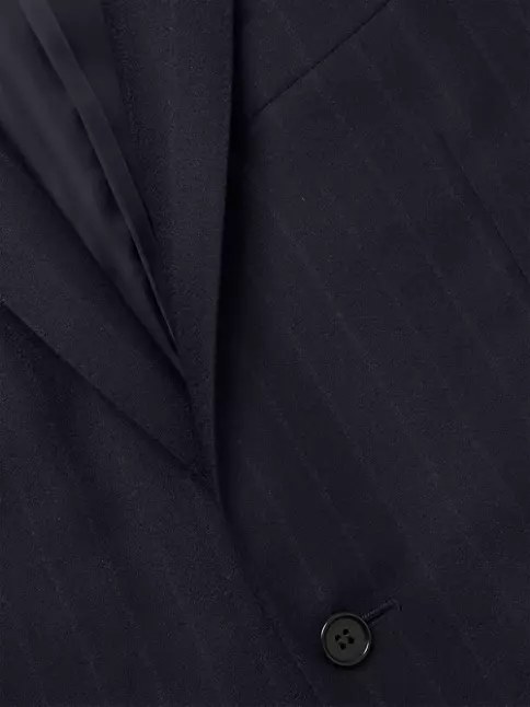 Michael Michael Kors Blue/White Saffiano Leather Small Stripe Travel Tote  Michael Kors | The Luxury Closet