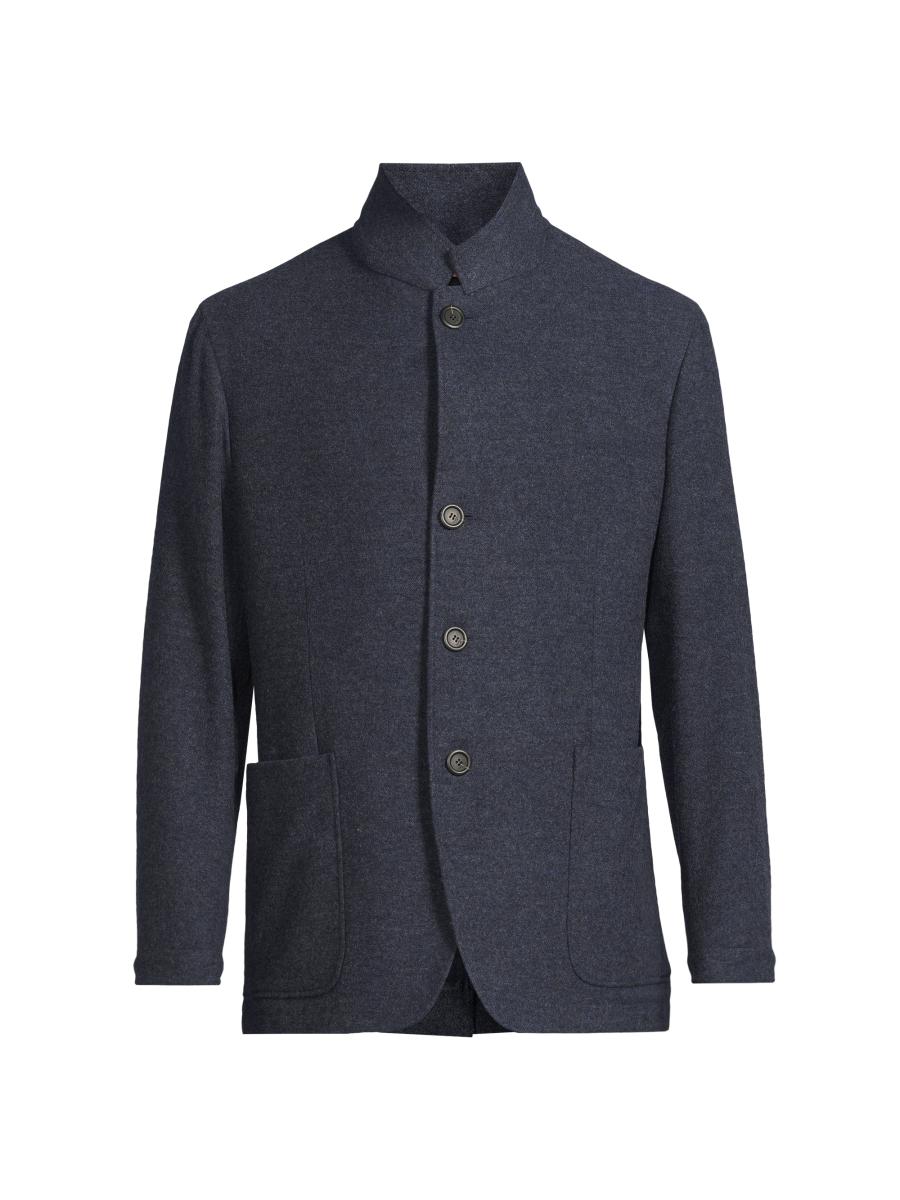 Canali Nuvola Melange Wool-Cashmere Sport Coat Saks Fifth