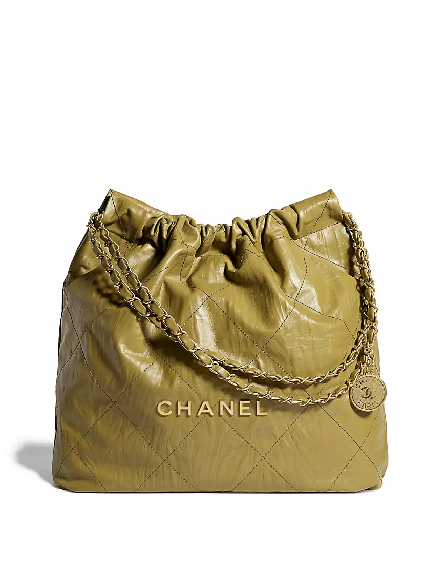 Chanel White Quilted Calfskin Mini 22 Bag Gold Hardware, 2023 Available For  Immediate Sale At Sotheby's