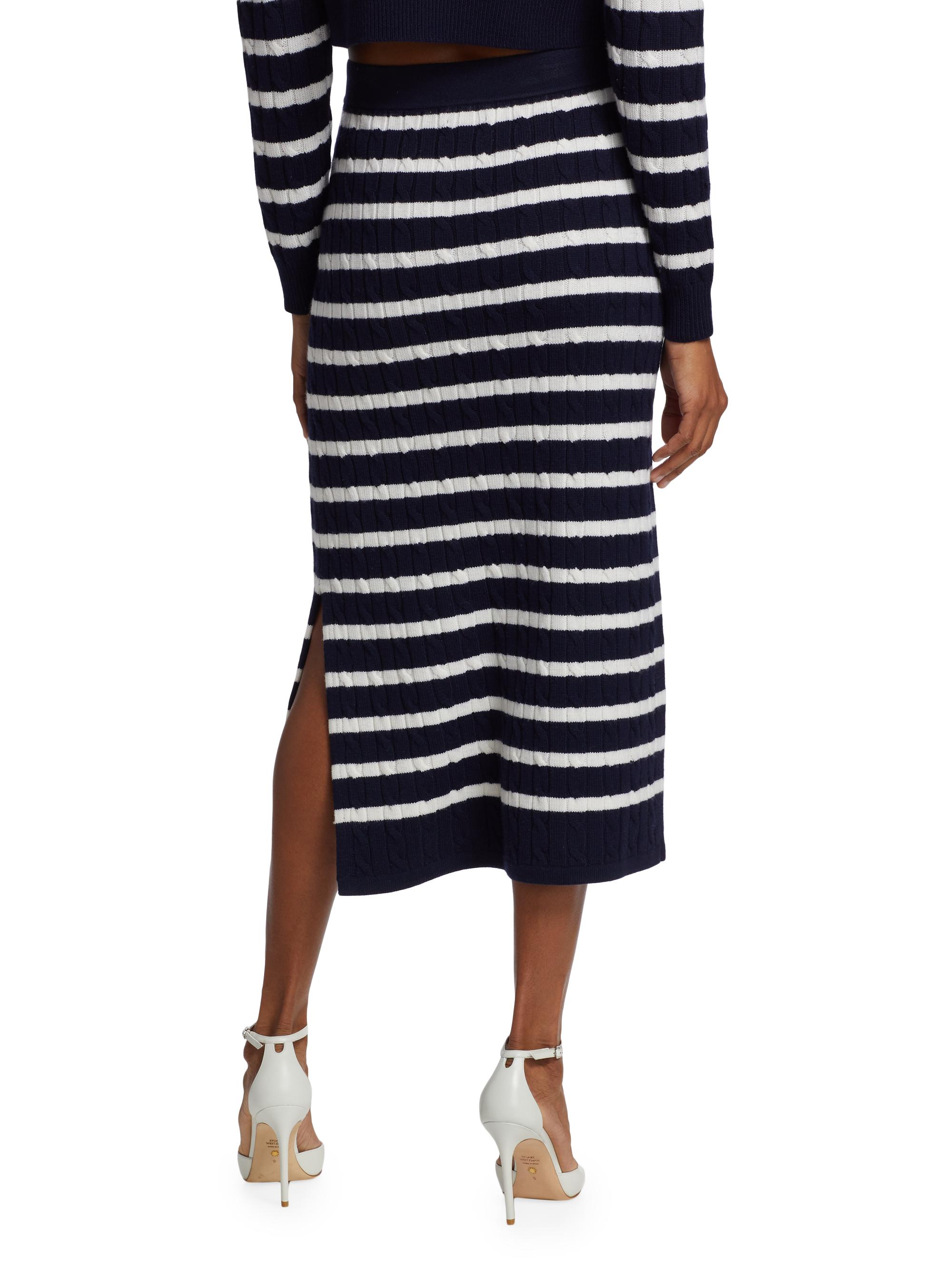 STRIPE POLO SKIRT main image 0